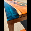 Yew & Reef Blue Resin River Coffee Table (SOLD) Thumbnail