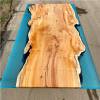 Yew Single Slab River Dining Table Glacier Blue Thumbnail