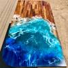 Ocean Resin & Zebrano Dining Table Thumbnail